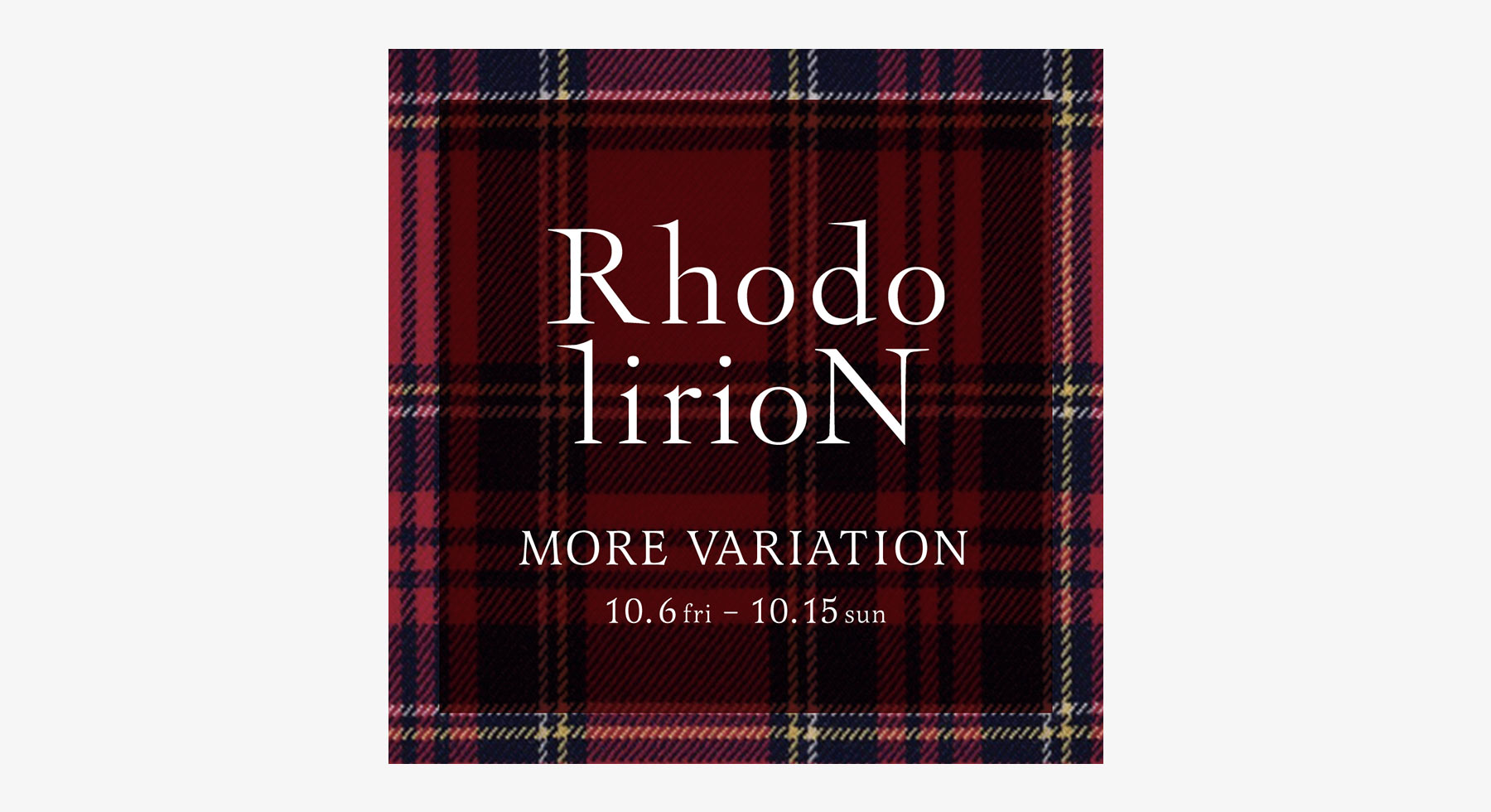 〈RHODOLIRION〉 2023 Fall Winter Collection in BEAMS